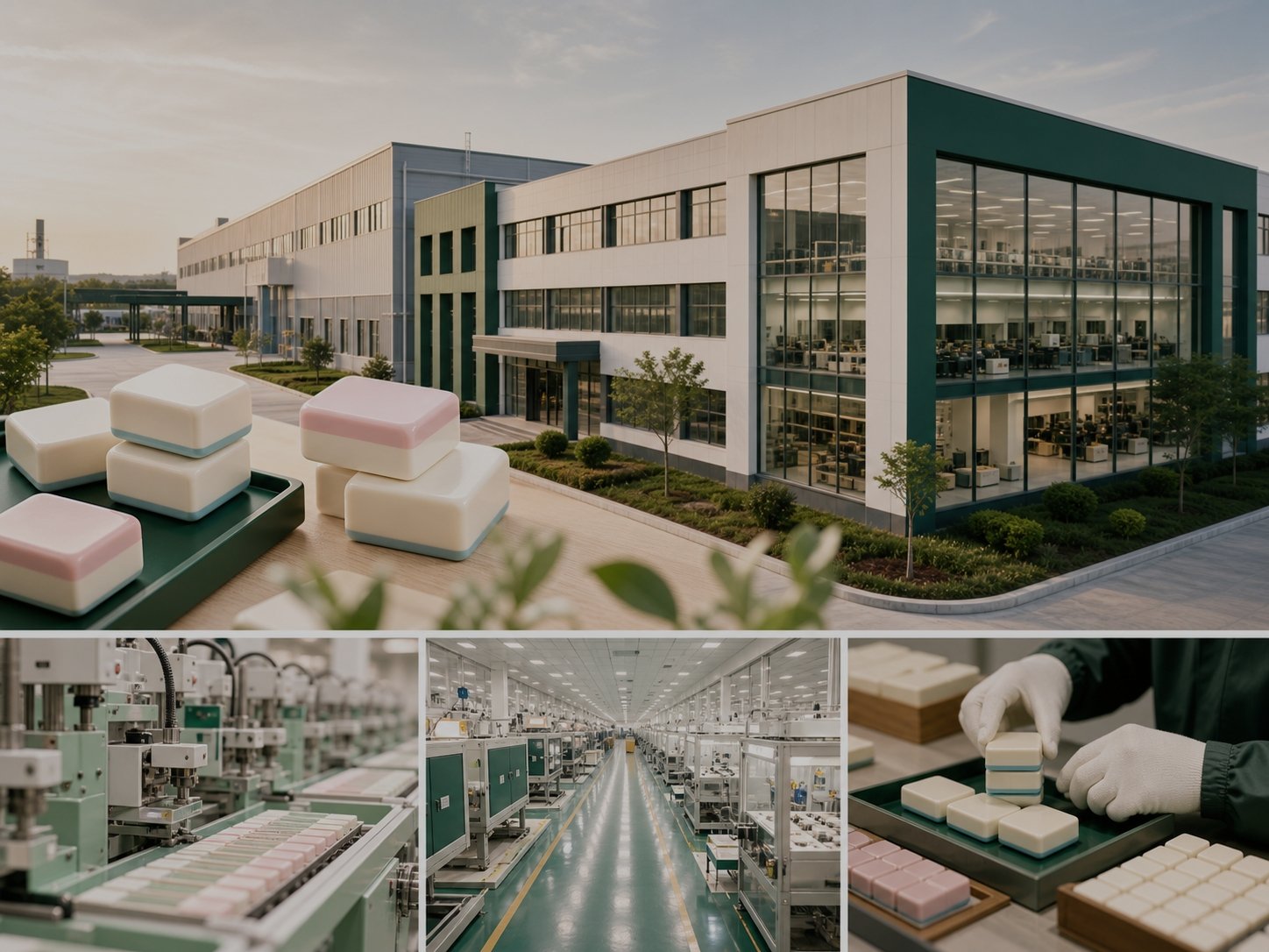 HUHU Mahjong factory capability showcase featuring production facilities, manufacturing equipment, and quality control processes
