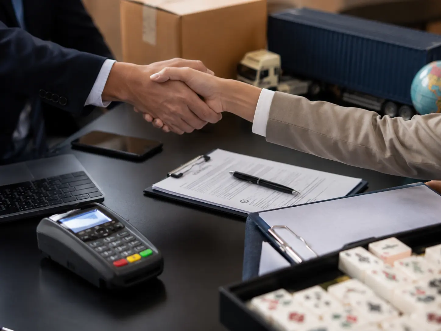 Home 26 Business partnership agreement with Mahjong manufacturer in China