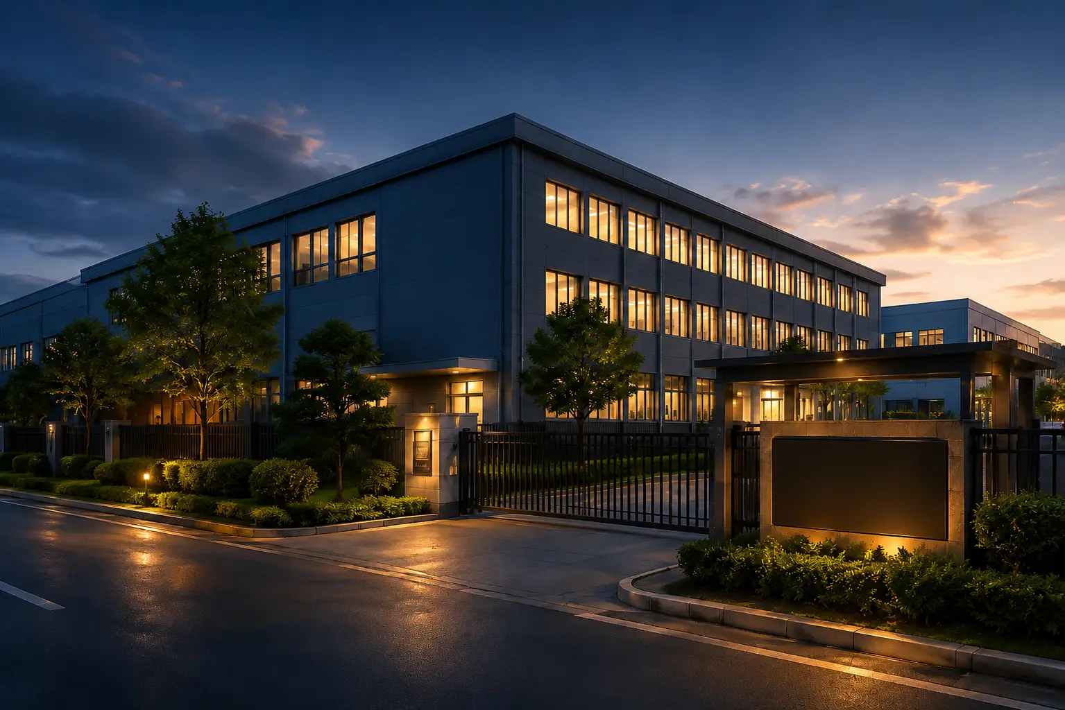 Modern Mahjong manufacturing factory building in China
