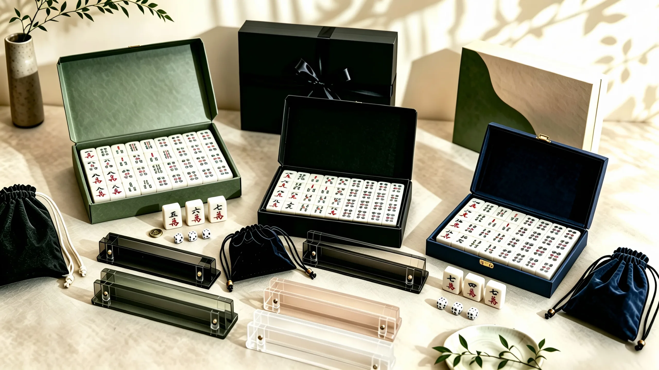 Custom Mahjong sets with personalised packaging and premium product designs