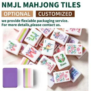 NMJL Mahjong Tiles Optional Customized Packaging Service