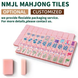 NMJL Mahjong Tiles Optional Customized Packaging Service