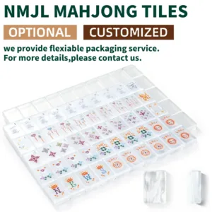 NMJL Mahjong Tiles Optional Customized Packaging Service