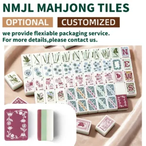 NMJL Mahjong Tiles Optional Customized Packaging Service