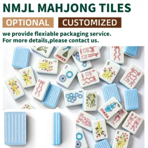 NMJL Mahjong Tiles Optional Customized Packaging Service