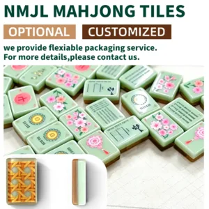 NMJL Mahjong Tiles Optional Customized Packaging Service
