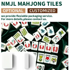 NMJL Mahjong Tiles Optional Customized Packaging Service