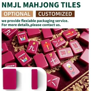 NMJL Mahjong Tiles Optional Customized Packaging Service