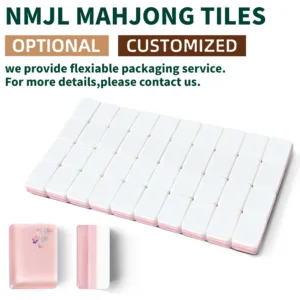 NMJL Mahjong Tiles Optional Customized Packaging Service