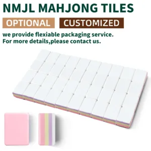 NMJL Mahjong Tiles Optional Customized Packaging Service