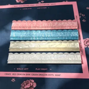 Four colour acrylic Mahjong tile racks display