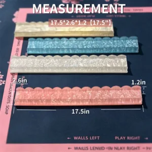 17.5 inch acrylic Mahjong tile rack size measurement