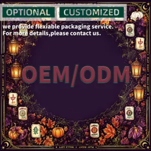 Purple Neoprene Mahjong Table Mat OEM ODM Packaging Service