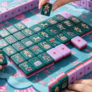 Nutcracker Themed Acrylic Mahjong Tile Set