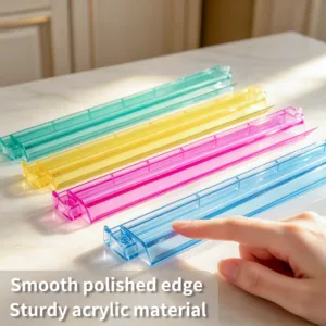 Colourful Polycarbonate Mahjong Racks with Smooth Polished Edges