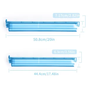 Blue Polycarbonate Mahjong Rack Size 17.5 and 20 Inches