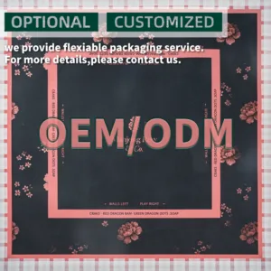 Elegant Floral Mahjong Table Mat OEM ODM Service