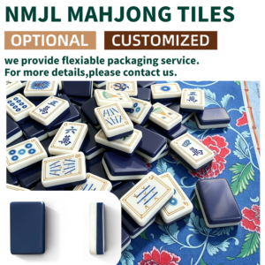 NMJL Mahjong Tiles with custom design and packaging options