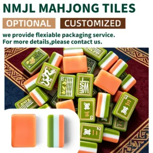 Hand-Painted Style NMJL Mahjong Tiles with Packaging Options