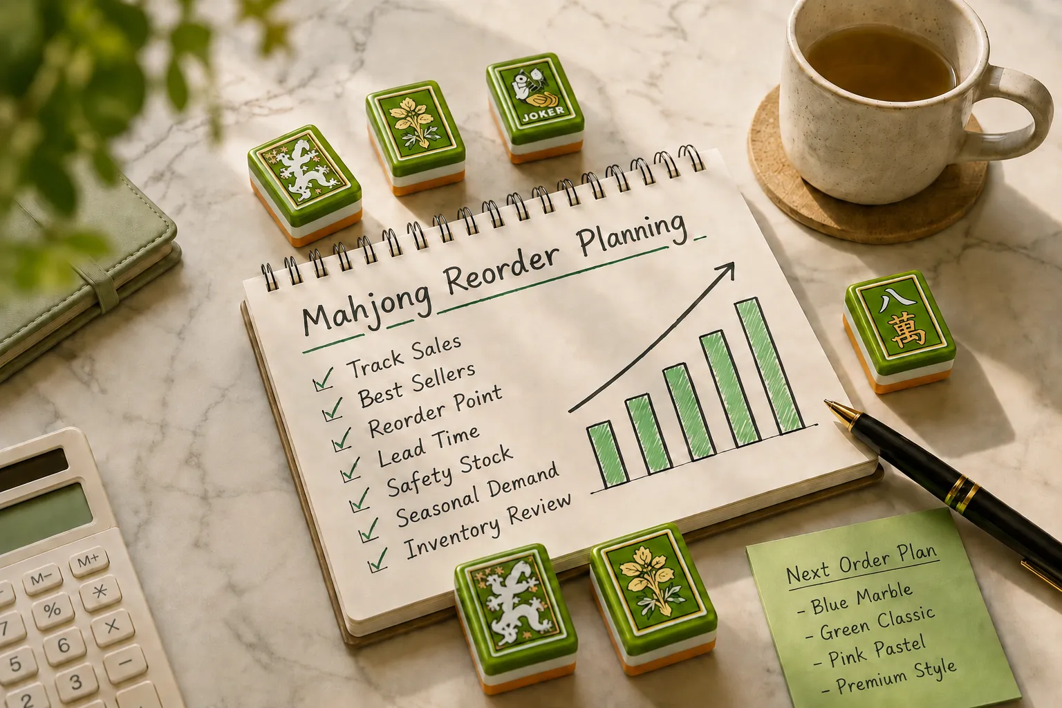Mahjong Reorder Planning for wholesale inventory