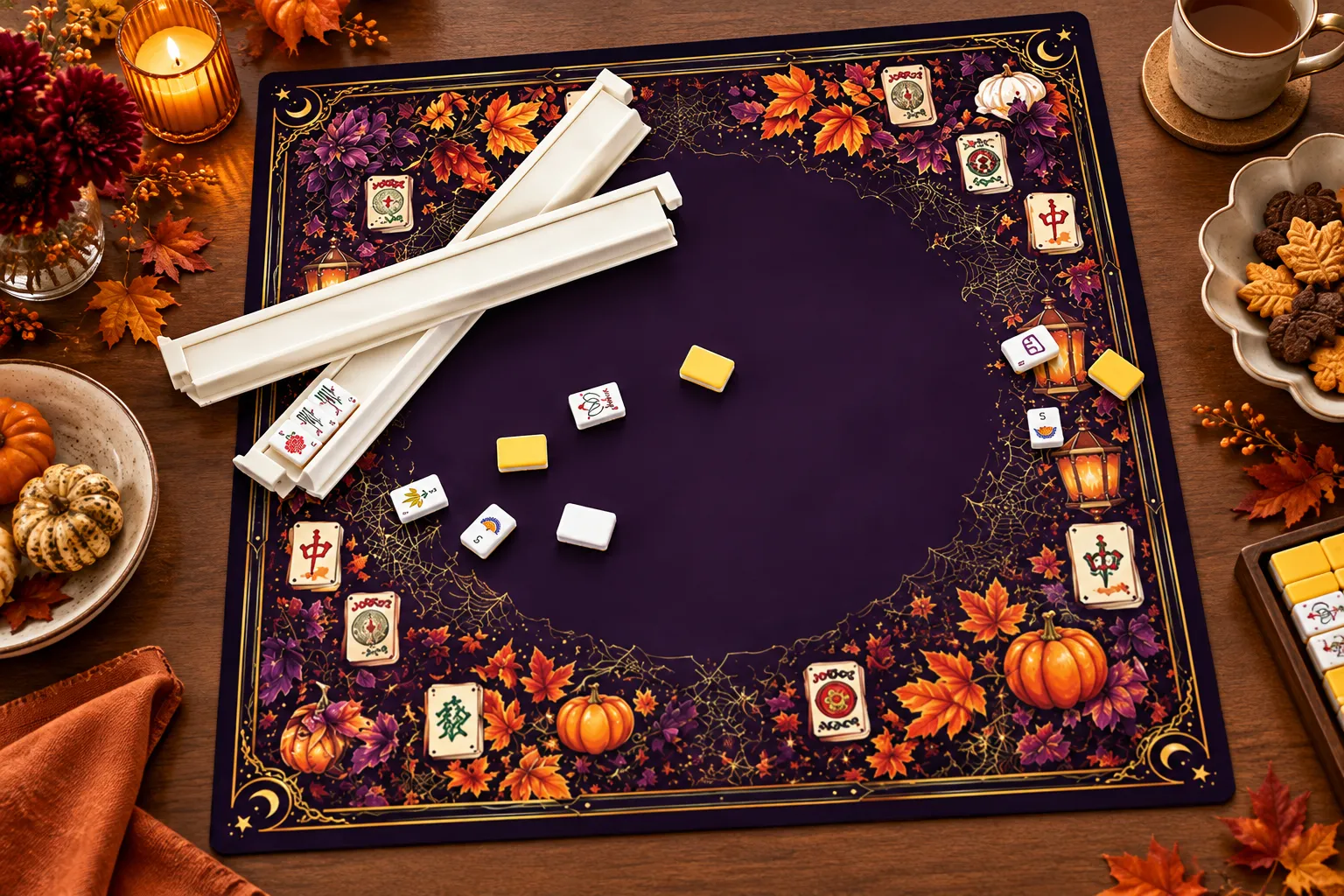 Mahjong mat with American Mahjong tiles for wholesale buyers